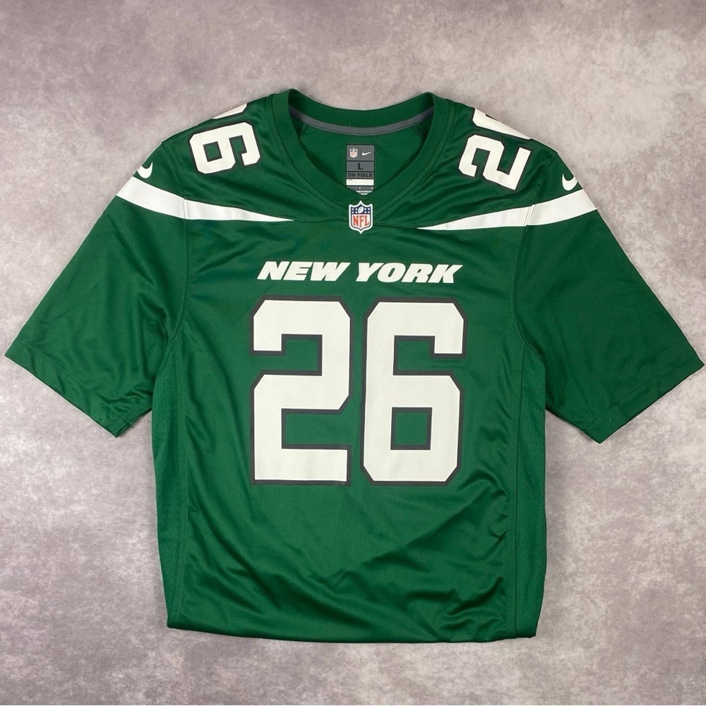 Nike Men’s L Large Leveon Bell #26 New York Jets Jersey NFL